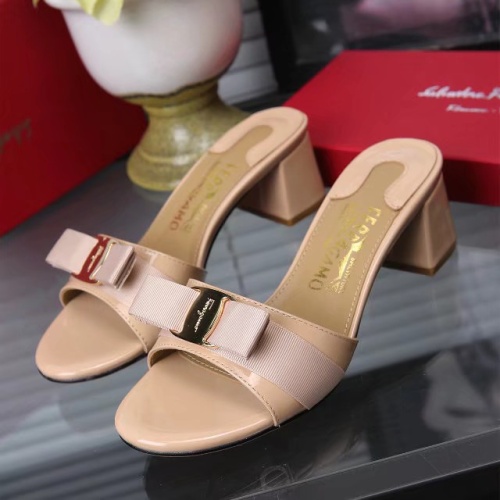 Wholesale Salvatore Ferragamo Slippers For Women #1102291 $82.00 USD, Wholesale Quality Replica Salvatore Ferragamo Slippers