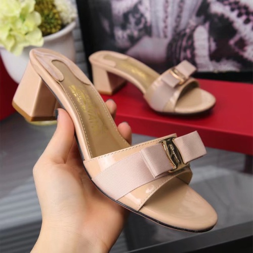 Replica Salvatore Ferragamo Slippers For Women #1102291 $82.00 USD for Wholesale