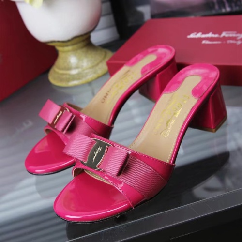 Wholesale Salvatore Ferragamo Slippers For Women #1102293 $82.00 USD, Wholesale Quality Replica Salvatore Ferragamo Slippers