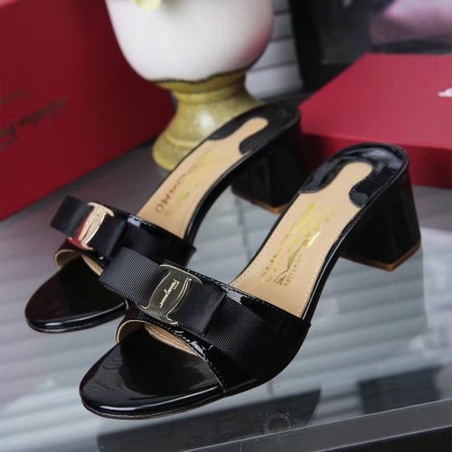 Wholesale Salvatore Ferragamo Slippers For Women #1102295 $82.00 USD, Wholesale Quality Replica Salvatore Ferragamo Slippers