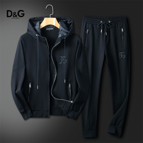 Wholesale Dolce &amp; Gabbana D&amp;G Tracksuits Long Sleeved For Men #1103253 $85.00 USD, Wholesale Quality Replica Dolce &amp; Gabbana D&amp;G Tracksuits