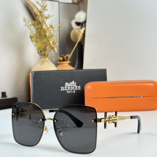 Wholesale Hermes AAA Quality Sunglasses #1104774 $64.00 USD, Wholesale Quality Replica Hermes AAA Quality Sunglasses