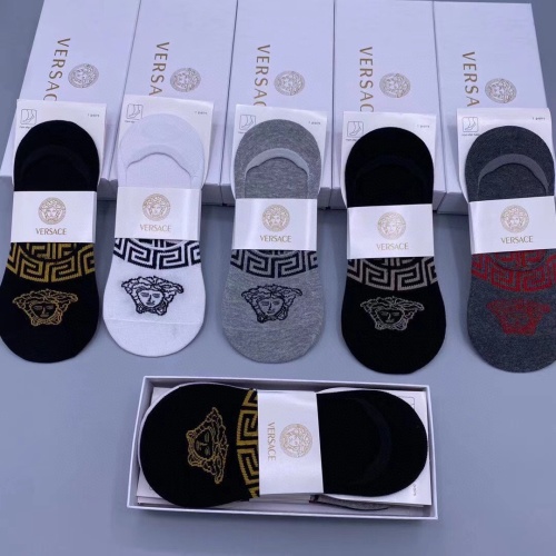 Wholesale Versace Socks #1104875 $29.00 USD, Wholesale Quality Replica Versace Socks