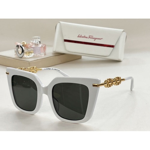 Wholesale Salvatore Ferragamo AAA Quality Sunglasses #1105008 $60.00 USD, Wholesale Quality Replica Salvatore Ferragamo AAA Quality Sunglasses