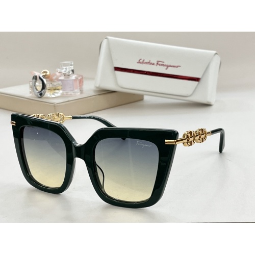 Wholesale Salvatore Ferragamo AAA Quality Sunglasses #1105009 $60.00 USD, Wholesale Quality Replica Salvatore Ferragamo AAA Quality Sunglasses