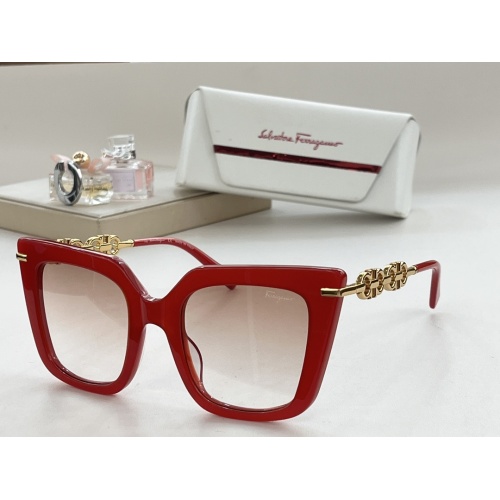 Wholesale Salvatore Ferragamo AAA Quality Sunglasses #1105010 $60.00 USD, Wholesale Quality Replica Salvatore Ferragamo AAA Quality Sunglasses