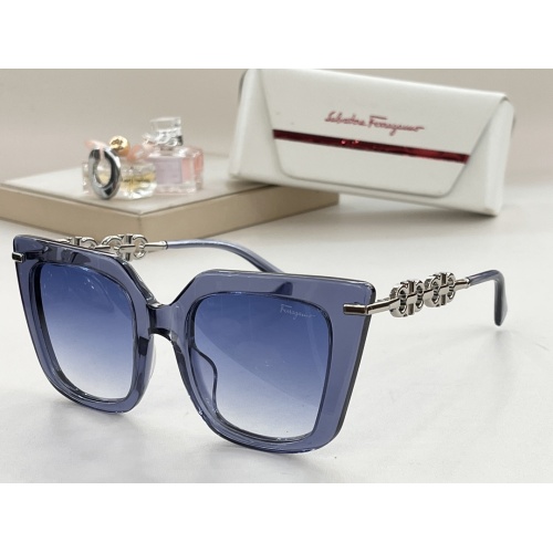 Wholesale Salvatore Ferragamo AAA Quality Sunglasses #1105013 $60.00 USD, Wholesale Quality Replica Salvatore Ferragamo AAA Quality Sunglasses