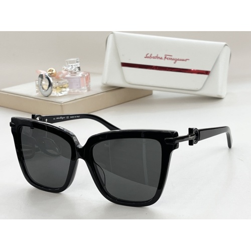 Wholesale Salvatore Ferragamo AAA Quality Sunglasses #1105018 $60.00 USD, Wholesale Quality Replica Salvatore Ferragamo AAA Quality Sunglasses