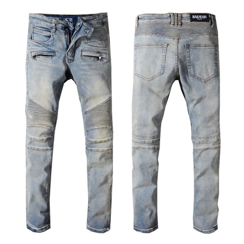 Wholesale Balmain Jeans For Men #1108000 $68.00 USD, Wholesale Quality Replica Balmain Jeans