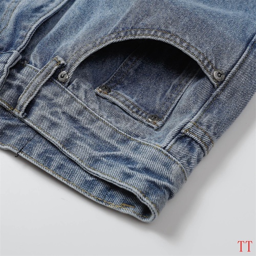 Replica Chrome Hearts Jeans For Men #1112086 $60.00 USD for Wholesale