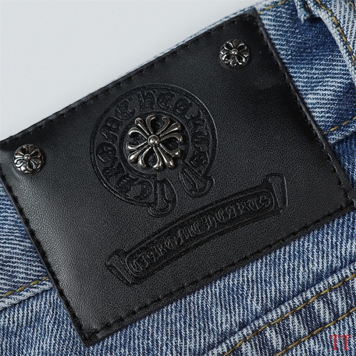 Replica Chrome Hearts Jeans For Men #1112086 $60.00 USD for Wholesale