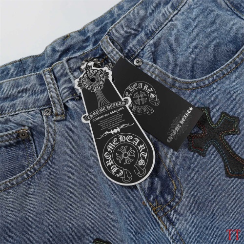 Replica Chrome Hearts Jeans For Men #1112086 $60.00 USD for Wholesale
