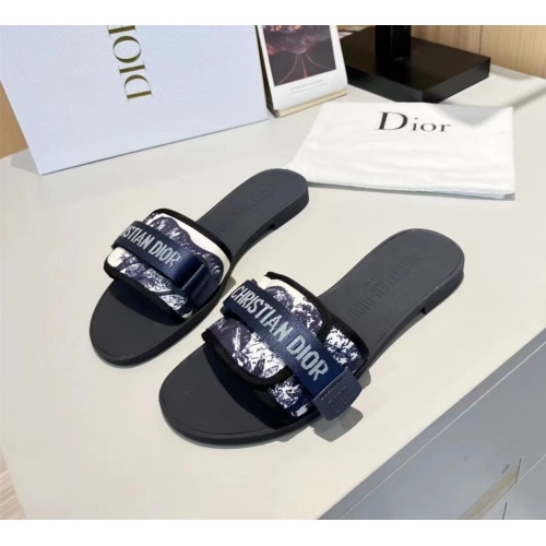 Wholesale Christian Dior Slippers For Women #1112922 $64.00 USD, Wholesale Quality Replica Christian Dior Slippers