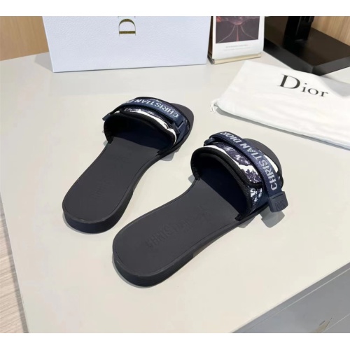 Replica Christian Dior Slippers For Women #1112922 $64.00 USD for Wholesale