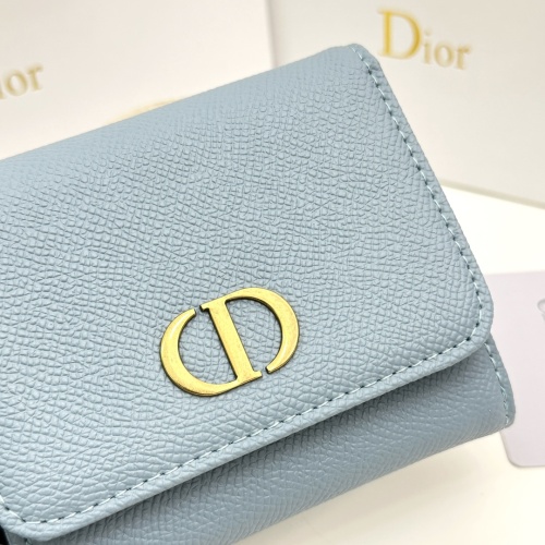 Replica Christian Dior AAA Wallets For Women #1113979 $45.00 USD for Wholesale