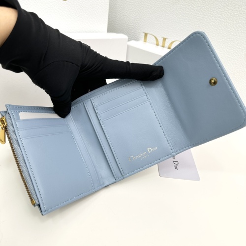 Replica Christian Dior AAA Wallets For Women #1113979 $45.00 USD for Wholesale