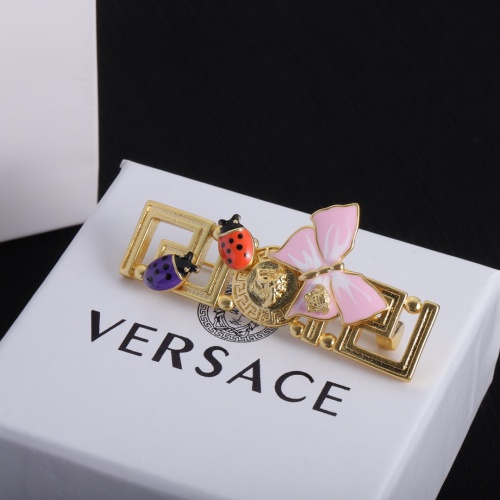 Wholesale Versace Brooches For Women #1116069 $29.00 USD, Wholesale Quality Replica Versace Brooches