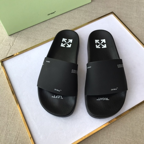 Wholesale Off-White Slippers For Men #1117105 $42.00 USD, Wholesale Quality Replica Off-White Slippers