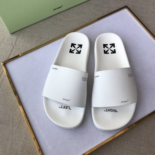 Wholesale Off-White Slippers For Men #1117113 $42.00 USD, Wholesale Quality Replica Off-White Slippers