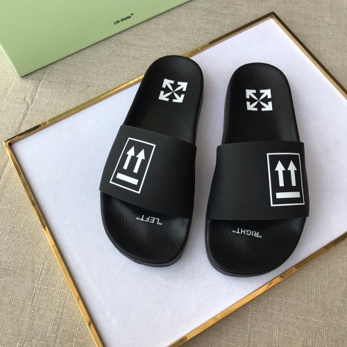 Wholesale Off-White Slippers For Men #1117116 $42.00 USD, Wholesale Quality Replica Off-White Slippers