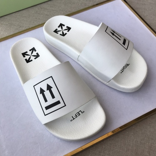 Replica Off-White Slippers For Women #1117120 $42.00 USD for Wholesale