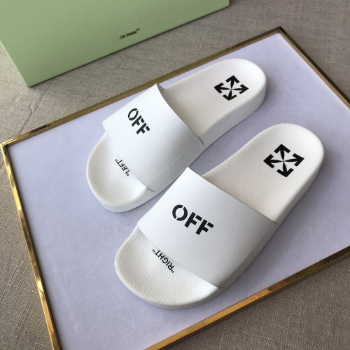 Replica Off-White Slippers For Men #1117123 $42.00 USD for Wholesale