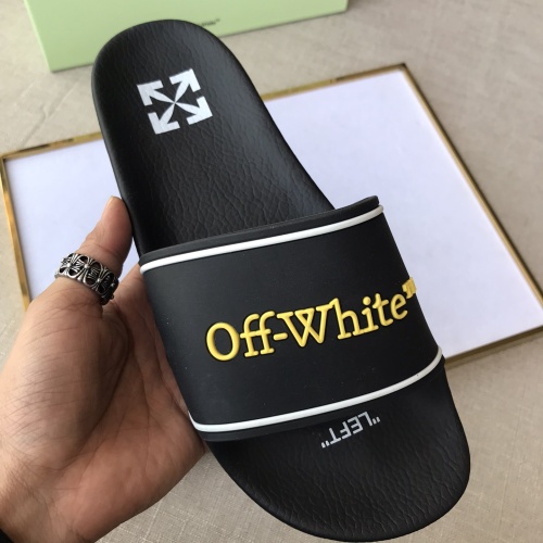 Replica Off-White Slippers For Women #1117127 $42.00 USD for Wholesale