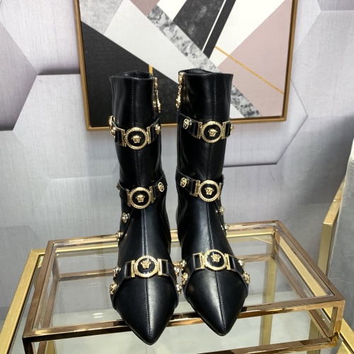 Replica Versace Boots For Women #1117370 $128.00 USD for Wholesale