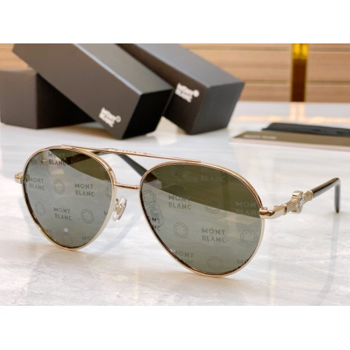 Wholesale Montblanc AAA Quality Sunglasses #1118362 $60.00 USD, Wholesale Quality Replica Montblanc AAA Quality Sunglasses