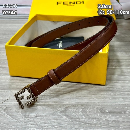 Wholesale Fendi AAA Quality Belts For Women #1119574 $52.00 USD, Wholesale Quality Replica Fendi AAA Quality Belts