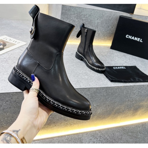 Replica Chanel Boots For Women #1120446 $108.00 USD for Wholesale