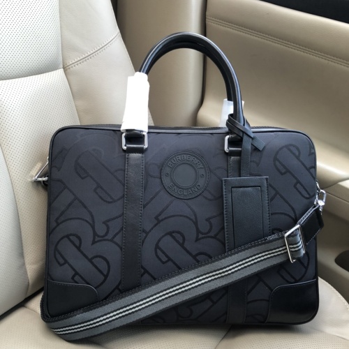 Replica Burberry AAA Man Handbags #1121757 $160.00 USD for Wholesale