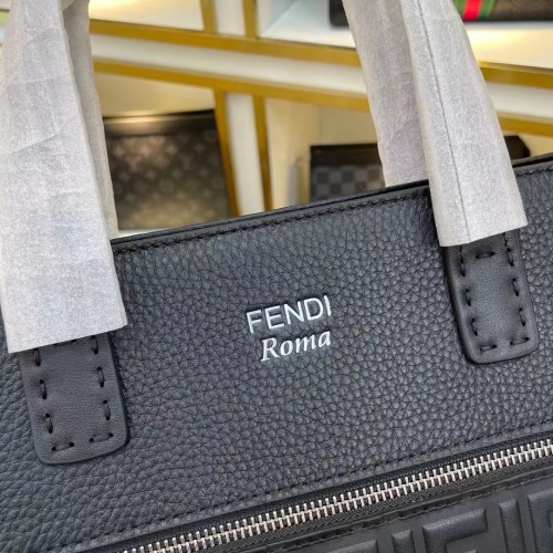 Replica Fendi AAA Man Handbags #1121760 $165.00 USD for Wholesale