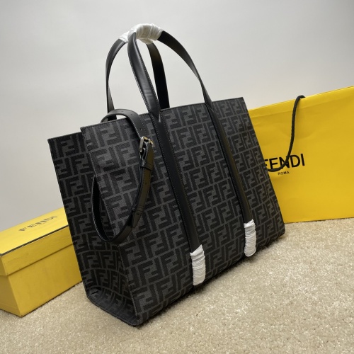 Replica Fendi AAA Man Handbags #1122505 $150.00 USD for Wholesale