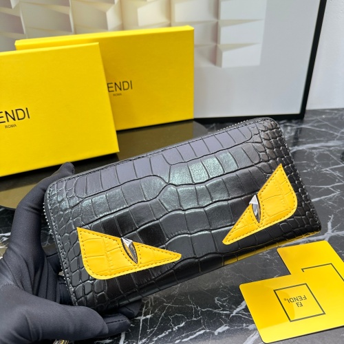 Wholesale Fendi Wallets For Unisex #1122915 $42.00 USD, Wholesale Quality Replica Fendi Wallets