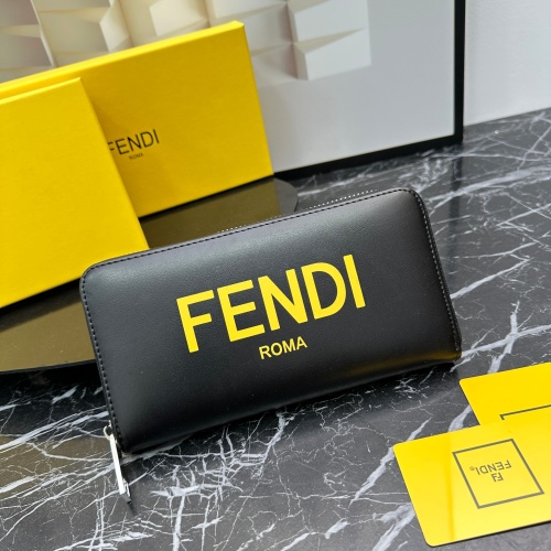 Wholesale Fendi Wallets For Unisex #1122924 $42.00 USD, Wholesale Quality Replica Fendi Wallets