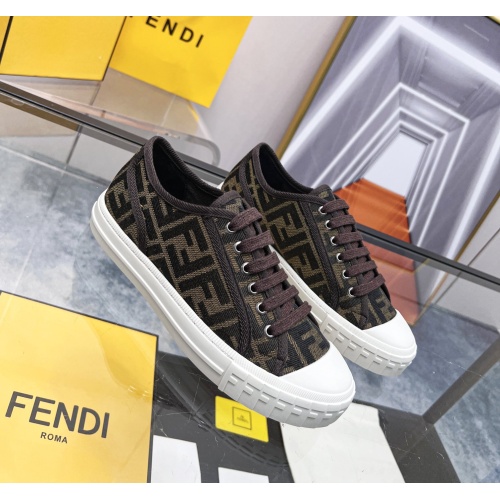 Wholesale Fendi Casual Shoes For Women #1124438 $82.00 USD, Wholesale Quality Replica Fendi Casual Shoes