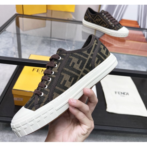 Replica Fendi Casual Shoes For Men #1124439 $82.00 USD for Wholesale