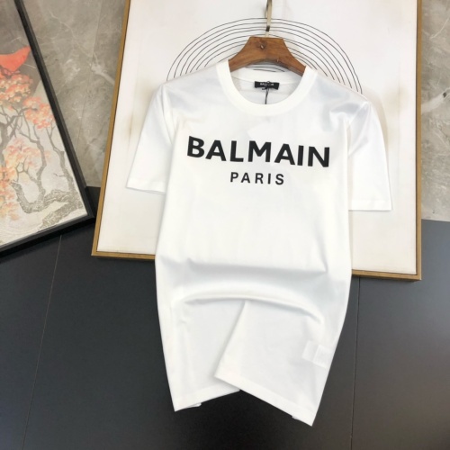 Wholesale Balmain T-Shirts Short Sleeved For Unisex #1127014 $27.00 USD, Wholesale Quality Replica Balmain T-Shirts