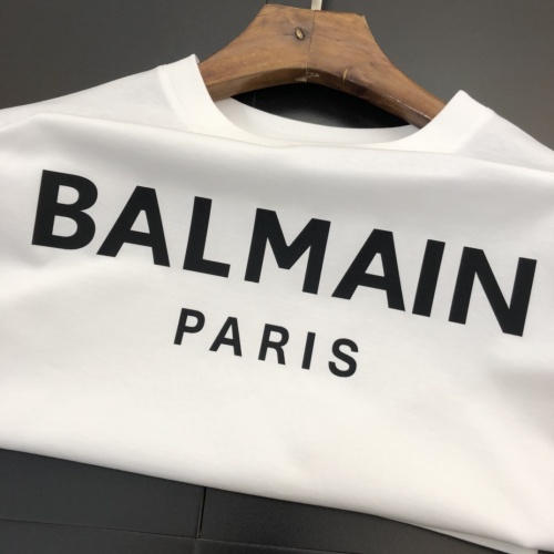 Replica Balmain T-Shirts Short Sleeved For Unisex #1127014 $27.00 USD for Wholesale