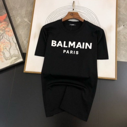 Wholesale Balmain T-Shirts Short Sleeved For Unisex #1127015 $27.00 USD, Wholesale Quality Replica Balmain T-Shirts