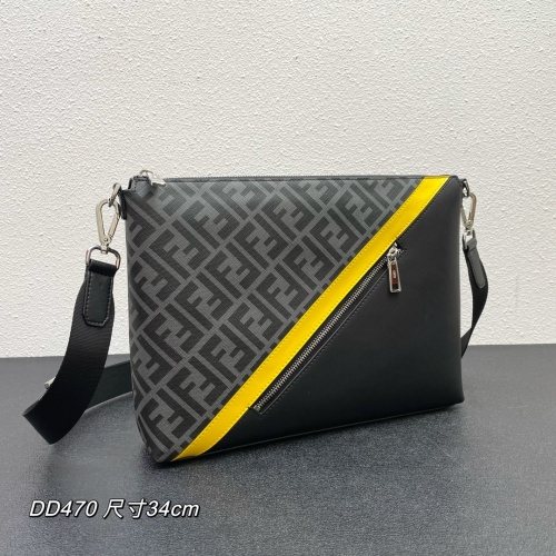 Replica Fendi AAA Man Messenger Bags #1128903 $115.00 USD for Wholesale