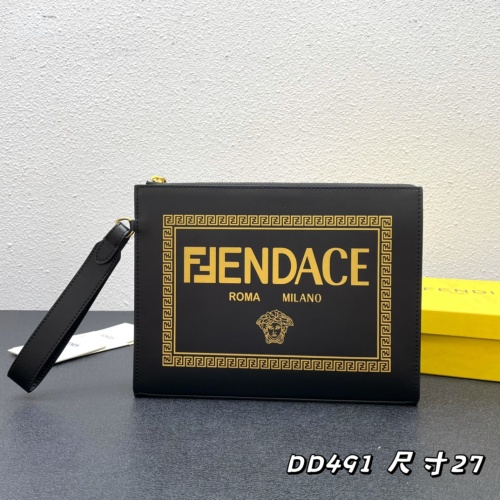 Wholesale Fendi AAA Man Wallets #1128933 $80.00 USD, Wholesale Quality Replica Fendi AAA Man Wallets