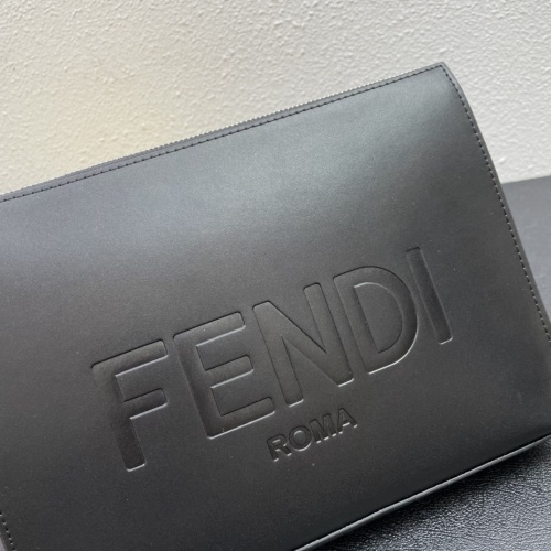 Replica Fendi AAA Man Wallets #1128956 $76.00 USD for Wholesale