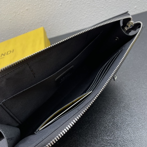 Replica Fendi AAA Man Wallets #1128957 $76.00 USD for Wholesale