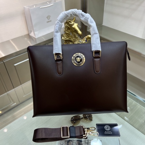 Wholesale Versace AAA Man Handbags #1132724 $155.00 USD, Wholesale Quality Replica Versace AAA Man Handbags