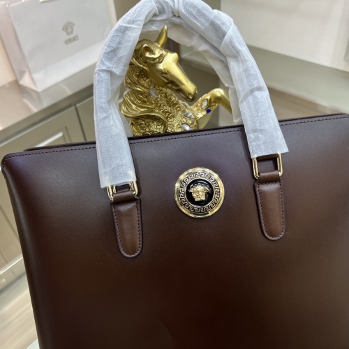 Replica Versace AAA Man Handbags #1132724 $155.00 USD for Wholesale