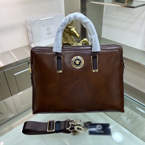 Wholesale Versace AAA Man Handbags #1132727 $155.00 USD, Wholesale Quality Replica Versace AAA Man Handbags