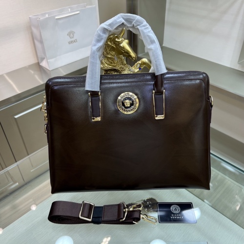 Wholesale Versace AAA Man Handbags #1132728 $155.00 USD, Wholesale Quality Replica Versace AAA Man Handbags