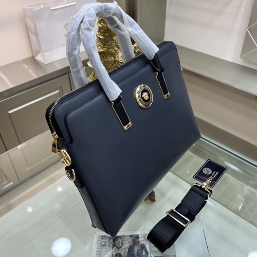 Replica Versace AAA Man Handbags #1132729 $155.00 USD for Wholesale